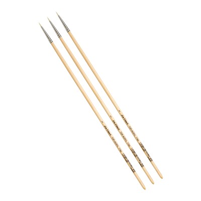 da Vinci TOP-ACRYL Oil and Acrylic Synthetic Bristle, Round Brush, 3/Bundle (DVXVA77821-3)