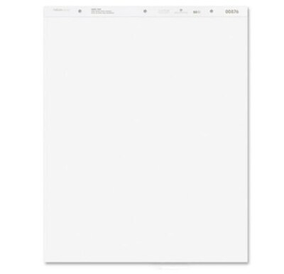 Imperial Easel Pads, 27 X 34, Glued At Top, 3 Hole Punched, Plain, White, 50 Sheet/Pad