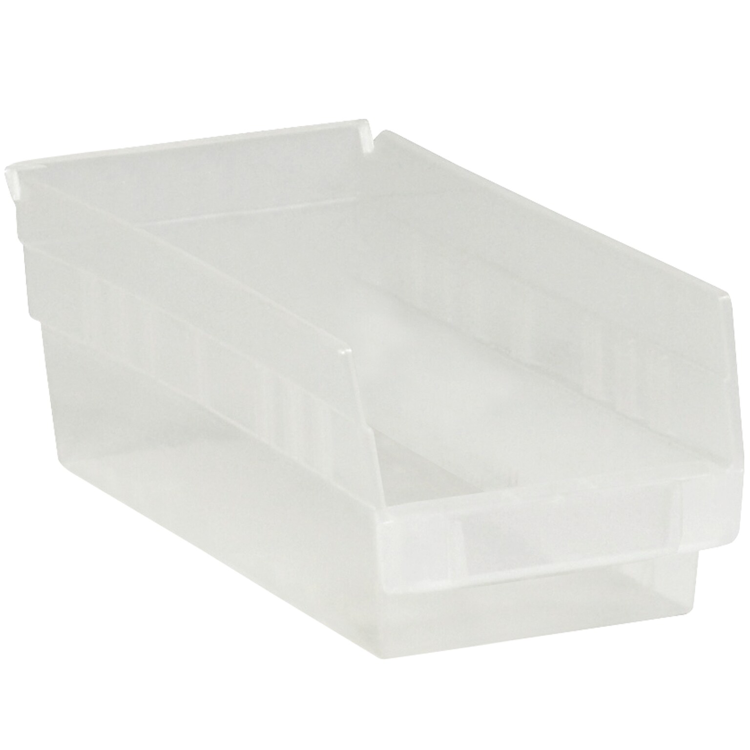 Quill Brand 11 5/8 x 6 5/8 x 4 Plastic Shelf Bin, Clear, 30/Case (BINPS103CL)