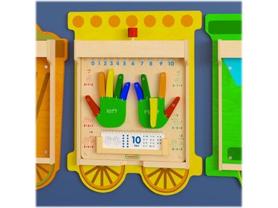 Flash Furniture Bright Beginnings Counting STEAM Wall Activity Board (MK-ME09524-GG)