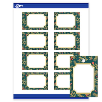 Avery  3 Blank Price & Merchandise Tags, White, 80/Carton (S00-FF4-PRMWT10)