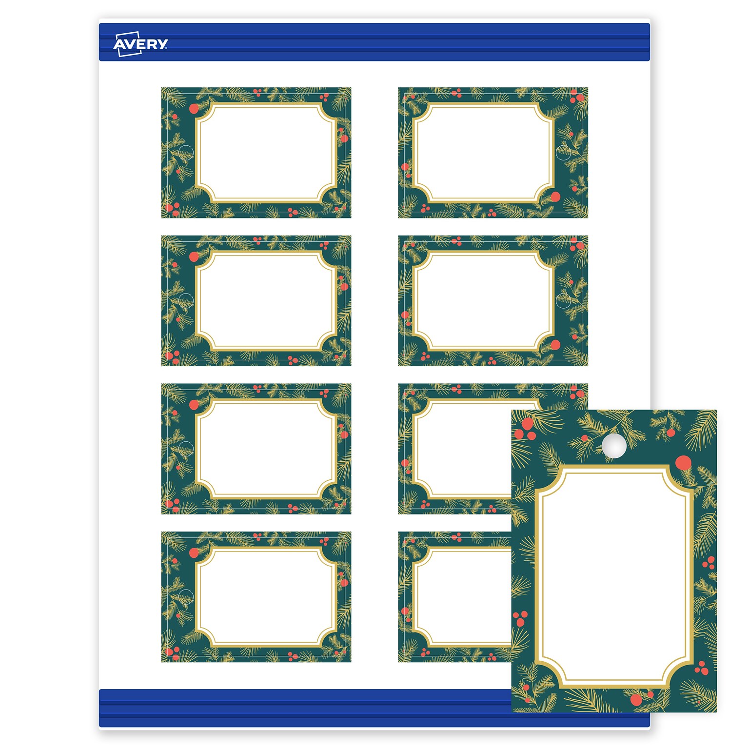 Avery  3 Blank Price & Merchandise Tags, White, 80/Carton (S00-FF4-PRMWT10)