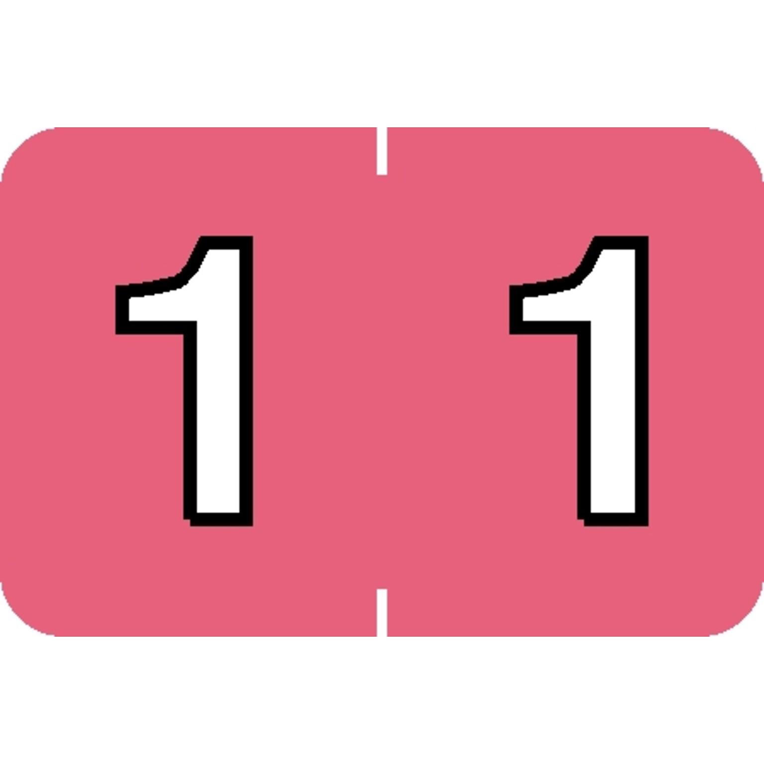 Medical Arts Press Barkley & Sycom Compatible Numeric Sheet Labels; 1
