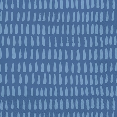 Party City Brushstroke Lunch Napkin, 2-Ply, Indigo, 40 Napkins/Pack (AM610010)