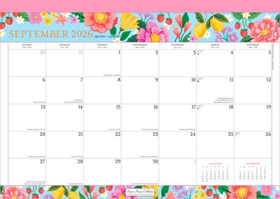 2026 BrownTrout Bonnie Marcus 17" x 12" Monthly Desk Pad Calendar (9798330701513)