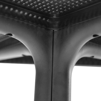 Regency Niche Terrace Square Bistro Table, 31.5"D x 31.5"W, Black (TOB3131BK)