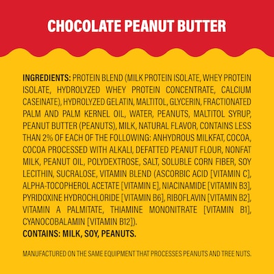 FULFIL Chocolate Peanut Butter Flavor Vitamin & Protein Standard Bar, 5.62 oz., 6/Pack (220-02913)
