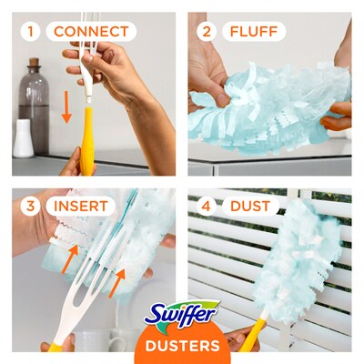 Swiffer Heavy Duty Duster Refills, Gain Scent, Blue, 18 Dusters/Box (99058)