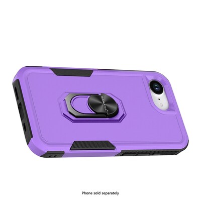 SaharaCase Raider Series Phone Case for iPhone 16e, Shock Absorbing, Purple (CP00819)