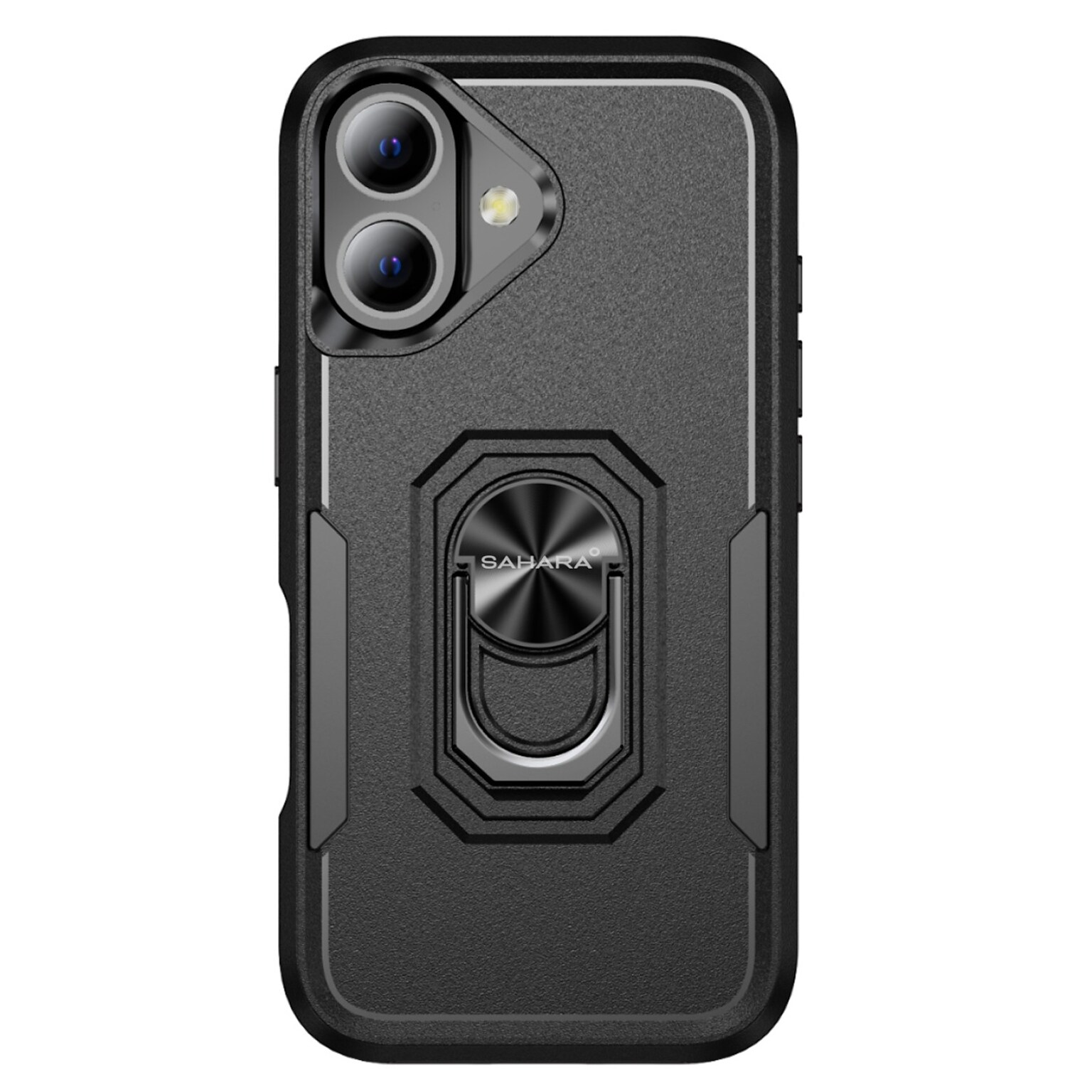 SaharaCase Raider Series Heavy Duty Phone Case for iPhone 17, Shock Absorbing, Black (CP00910)