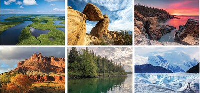 Custom National Parks Wall Calendar Stitched