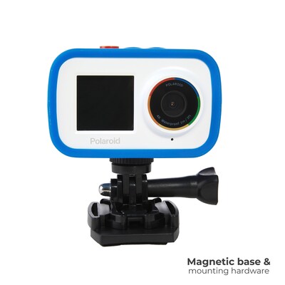 Polaroid ID922-BLU-T35-4 18MP Digital HD 4K Action Camera, Blue
