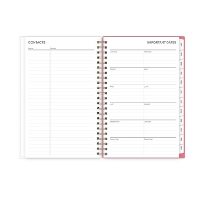 2027 Blue Sky Fly By 5" x 8" Calendar Year Weekly & Monthly Planner, Plastic Cover (140196-27)
