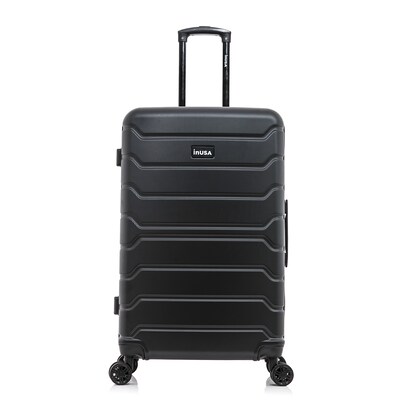 InUSA Trend 29.17 Hardside Suitcase, 4-Wheeled Spinner, Black (IUTRE00L-BLK)