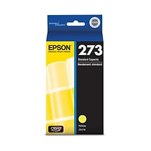 Epson T273 Yellow Ink Cartridge, Standard (T273420-S)