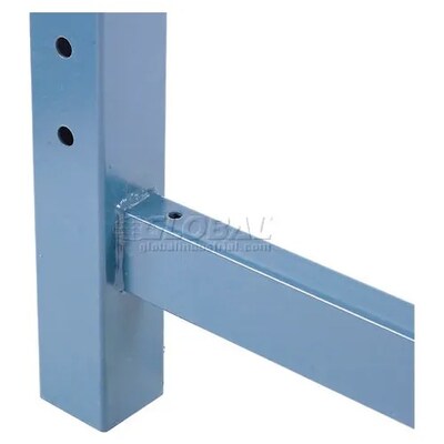 Global Industrial ESD Laminate Production Workbench w/ Drawer & Shelf, 96"W x 36"D, Blue (319003)