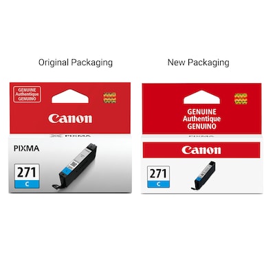 Canon 271 Cyan Standard Yield Ink Cartridge (0391C001)