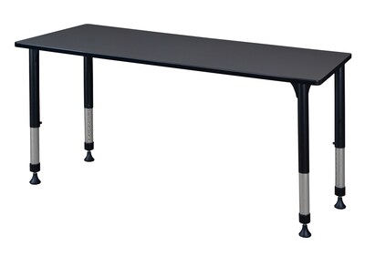 Regency Height Adjustable Kee 60 x 30 Classroom Table, Grey (MT6030GYAPBK)