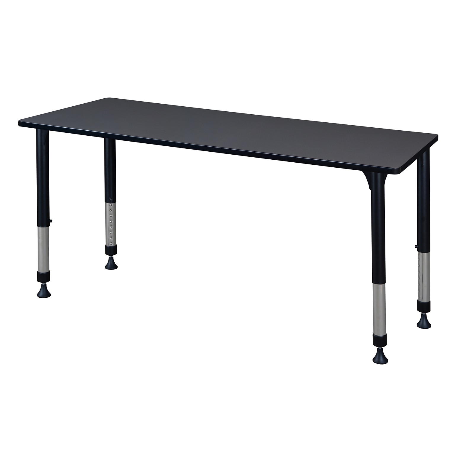 Regency Rectangular Activity Table, 60 x 30, Height Adjustable, Grey (MT6030GYAPBK)