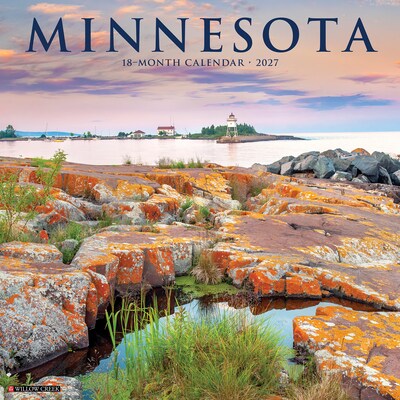 2027 Willow Creek Minnesota 12 x 12 Monthly Wall Calendar, Assorted Colors (61237)