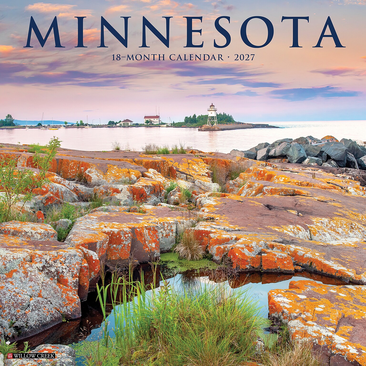 2027 Willow Creek Minnesota 12 x 12 Monthly Wall Calendar, Assorted Colors (61237)