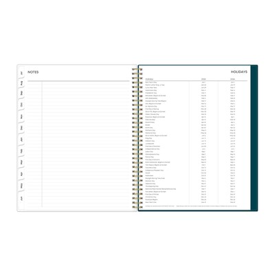 2025-2026 Blue Sky Greta 8.5" x 11" Weekly & Monthly Planner, Plastic Cover, Multicolored (136479-A26)