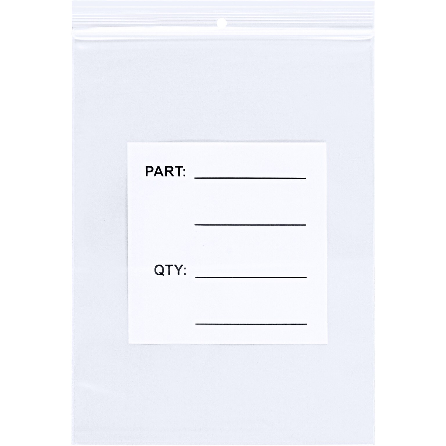 4 x 6 Reclosable Poly Bags, 4 Mil, Clear, 1000/Carton (PB12004)