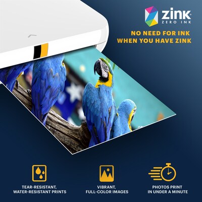 Kodak Zink Premium Photo Paper, 2" x 3", 100 Sheets/Pack (RODZ2X3100)
