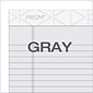 TOPS Prism+ Legal Notepads, 5" x 8", Narrow Ruled, Gray, 50 Sheets/Pad, 12 Pads/Pack (63060)