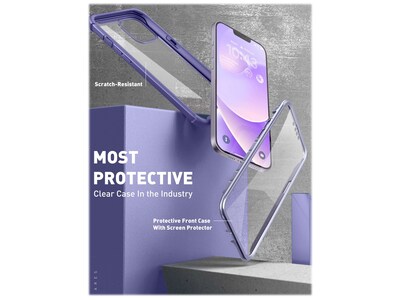 i-Blason Ares Deep Purple Case for iPhone 14 Plus (iPhone2022-6.7-Ares-SP-Mauve)