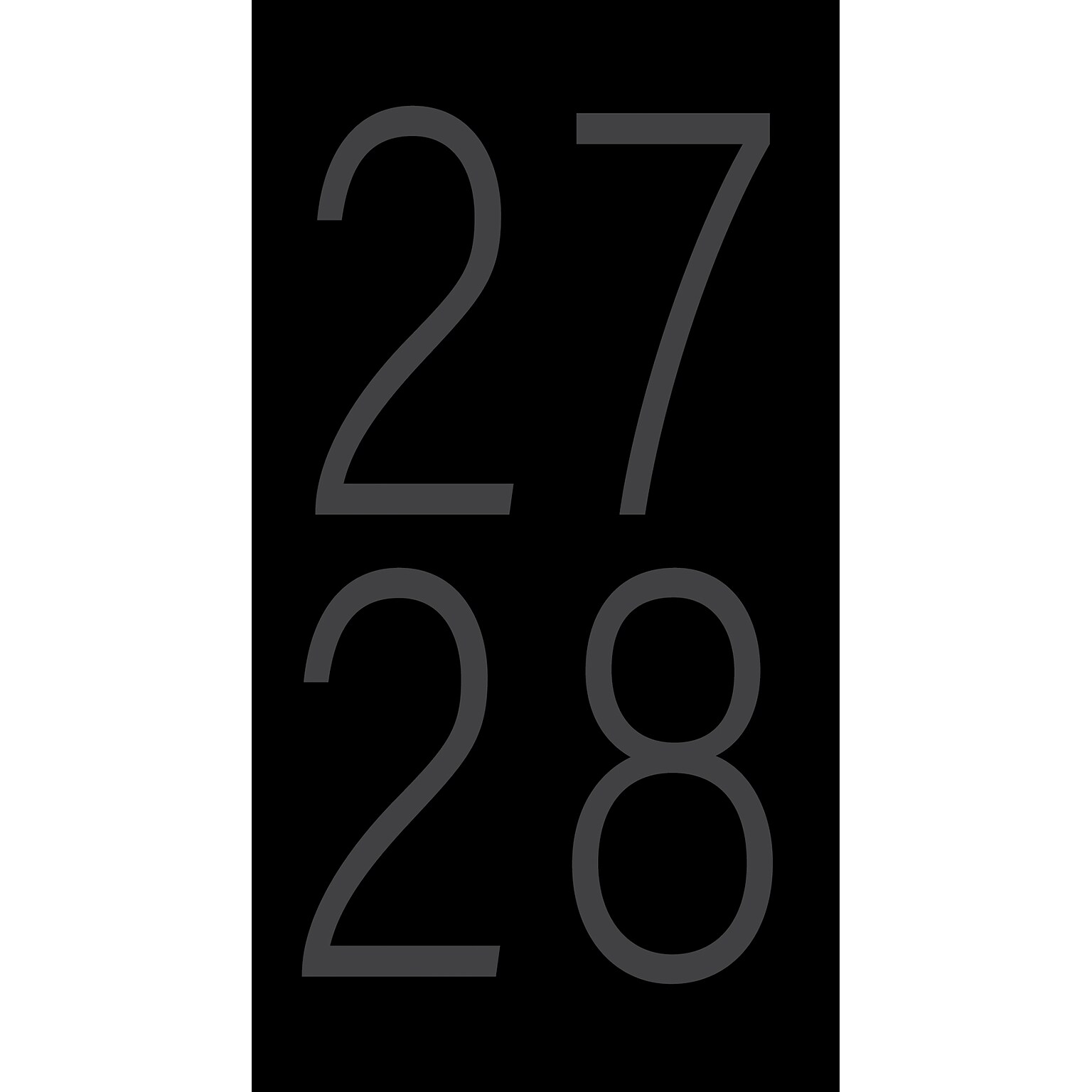 2026-2028 Willow Creek Black 3.5 x 6.5 Monthly Pocket/Wallet Calendar, Assorted Colors (66232)