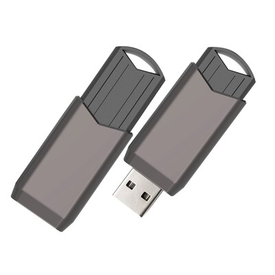 Centon DataStick PUSH 1TB USB 3.2 Gen 2 Flash Drive, Graphite (S1-U3.2J2-1T)