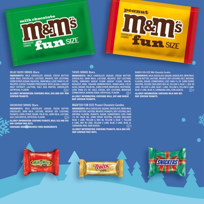 Mars Holiday Chocolate Variety Mix, 160 Pieces (MMM60374)