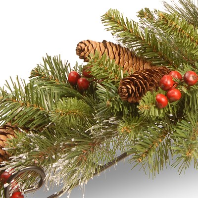 National Tree Company 30" Crestwood Spruce Centerpiece and Candle Holder (CW3-813-30C-A)