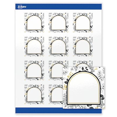 Avery Square Laser/Inkjet Multipurpose Labels, 2 x 2, White, 120/Pack (19479371010)