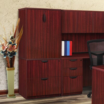Regency Legacy Stackable Storage Cabinet, Mahogany