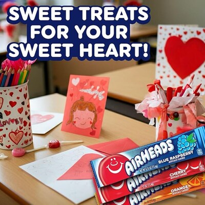 Airheads Variety Chewy Candy, 49.5 oz., 90 Bars/Box (220-00705)