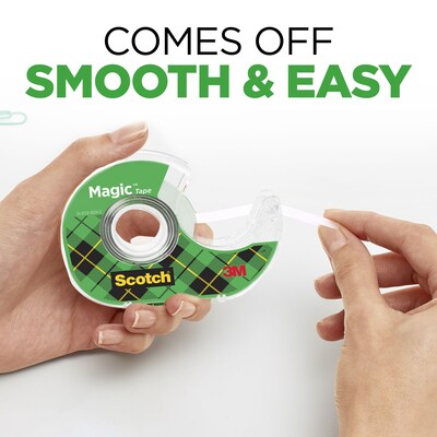 Scotch C18 Desktop Dispenser, 1" Core, White (C18-W)
