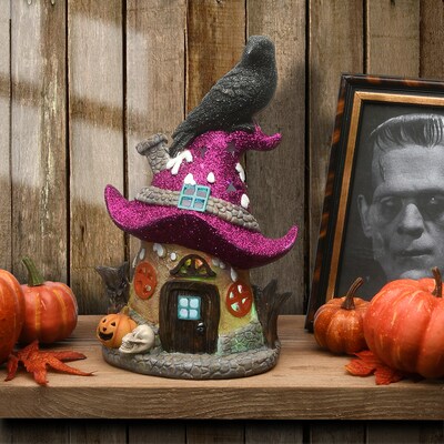 National Tree Company 10 Purple Hat Haunted House with LED Light (PG11-FJ07311-1)