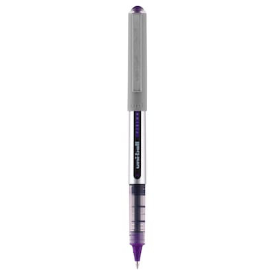 uniball Vision Rollerball Pens, Fine Point, 0.7mm, Purple Ink (60382)