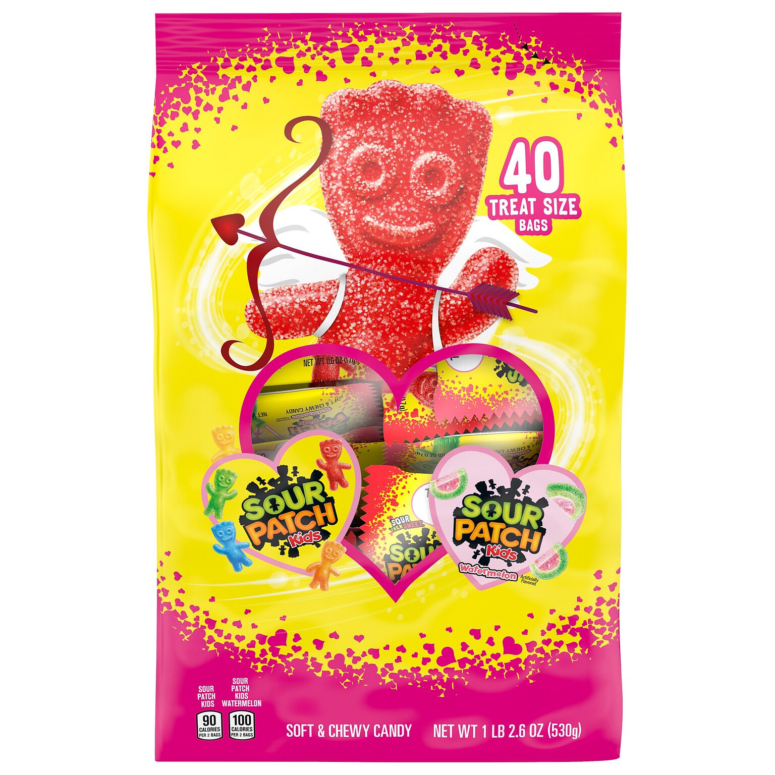 Sour Patch Kids Valentines Assorted Gummy Candy, 18.69 oz. (MOZ01063)
