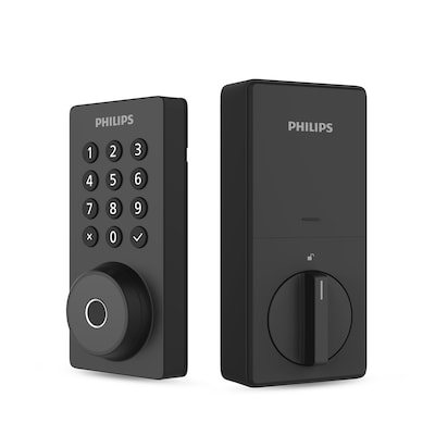 Philips Smart Wi-Fi Door Lock with Push Button Lighted Keypad and Lever Set
