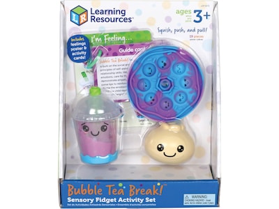 Learning Resources Bubble Tea Break! Sensory Fidget Activity Set (LER5575)