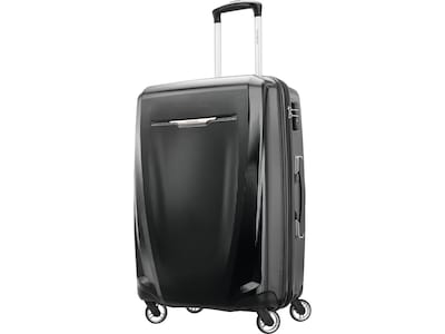 Samsonite Winfield 3 DLX Polycarbonate 4-Wheel Spinner Luggage, Black (120753-1041)