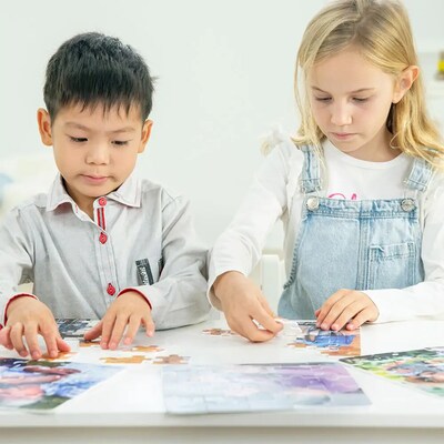 MINILAND 25-Piece Grandparents Puzzles, 4/Set (MLE35272)