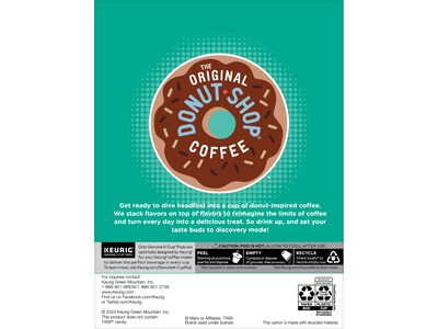 The Original Donut Shop Twix Coffee Keurig K-Cup Pods, Light Roast, 96/Box (5000368824CT)