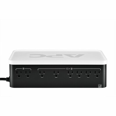 APC UPS Battery Backup, 1050VA UPS with 6 Backup Battery Outlets, USB Type-C, White (BE1050G3)