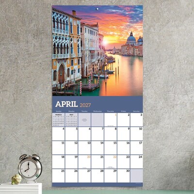 2027 TF Publishing Italy 12" x 12" Monthly Wall Calendar (27-1014)