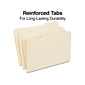 Quill Brand® Heavy-Duty 2-Ply File Folders, 1/3-Cut, Legal, Manila, 100/Box (715434)