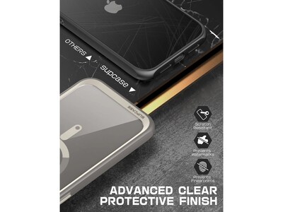 SUPCASE Unicorn Beetle Slim MagSafe Phone Case for iPhone 15 Pro, Gray (SUP-iPhone2023Pro-6.1-UBMag-Gray)